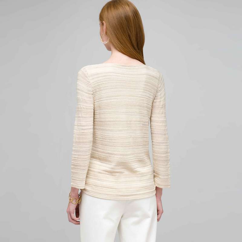 Drape Neck Top, Dark Stone, large image number 1